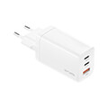 4smarts wall charger pd trio 45w gan 2x type c usb white extra photo 2