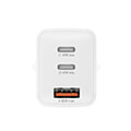 4smarts wall charger pd trio 45w gan 2x type c usb white extra photo 3