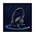 qcy h3 high res headset with mic active noise canceling with 4 mode anc 60h multipoint blue extra photo 1