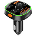 akai fmt 52bt fm transmitter me led hands free fortisti aytokinitoy bluetooth micro sd kai 2 usb extra photo 2