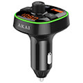 akai fmt 52bt fm transmitter me led hands free fortisti aytokinitoy bluetooth micro sd kai 2 usb extra photo 5