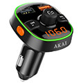 akai fmt 52bt fm transmitter me led hands free fortisti aytokinitoy bluetooth micro sd kai 2 usb extra photo 6