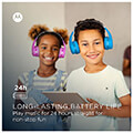 motorola moto jr300 bl mple asyrmata on ear bluetooth paidika akoystika me splitter extra photo 10