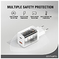 4smarts wall charger pd dual port usb type c 30w white extra photo 8