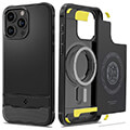 spigen rugged armor magsafe matte black for iphone 15 pro max extra photo 3