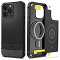 spigen rugged armor magsafe matte black for iphone 15 pro extra photo 3