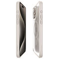 spigen ultra hybrid magsafe frost natural titanium for iphone 15 pro max extra photo 4