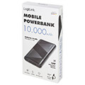 logilink pa0275 power bank 10000mah 1x usb a qc 30 1x usb c pd 20 2 in 1 cable extra photo 8