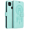 mezzo book case for xiaomi redmi 9c 9c nfc dreamcatcher green extra photo 1