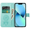 mezzo book case for xiaomi redmi note 13 5g dreamcatcher green extra photo 1