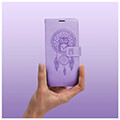 mezzo book case for xiaomi redmi note 13 pro 5g dreamcatcher purple extra photo 3