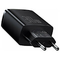 baseus cube fast charger 30w 2x usb type c ports cluster black extra photo 4
