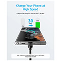 anker 322 usb c to usb c cable 09m 60w black extra photo 1