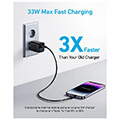 anker charger 323 33w dual port usb c a black extra photo 1