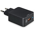 hama 201641 qualcomm quick charger usb a 195 w black extra photo 2