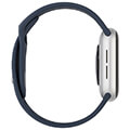 apple watch se 2023 mre13 40mm silver aluminium case s m storm blue sport band extra photo 4