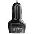 axagon rwc rq38 car ciarger 1x qc30 1x rd usb c 38w black extra photo 1