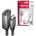 axagon rucm afac usb 32 gen 1 tyre c male tyre a female cable adarter 02m 3a alu extra photo 1