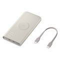 samsung eb u2510xu wireless powerbank 10000mah 25w pd 2x type c fqi beige extra photo 2