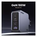 ugreen wall charger x763 nexode pro 160w 325a 1 x usb a 3 x type c with type c cable grey extra photo 2