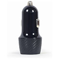 gembird 2 port usb car fast charger type c pd 18 w black extra photo 3