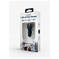 gembird 2 port usb car fast charger type c pd 18 w black extra photo 4