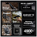 kinito agm h6 lite mayro adiabroxo 8core 656 anthektiko ip68 ip69k 8gb 128gb dual sim cam extra photo 8