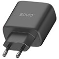 savio la 06 b wall usb charger quick charge power delivery 30 30w extra photo 3