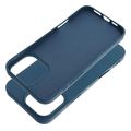 silicone mag cover big hole case magsafe for iphone 16 pro max blue extra photo 1
