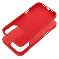 silicone mag cover big hole case magsafe for iphone 16 pro red extra photo 1