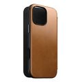 nomad leather folio english tan c for iphone 16 pro max extra photo 1