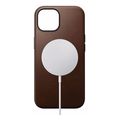 nomad modern leather case brown for iphone 15 plus extra photo 3