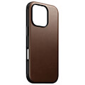 nomad modern leather case brown for iphone 16 pro extra photo 2