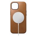 nomad modern leather case english tan for iphone 15 extra photo 2