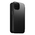 nomad modern leather folio black for iphone 15 pro extra photo 3
