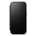 nomad modern leather folio black for iphone 16 extra photo 2
