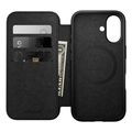 nomad modern leather folio black for iphone 16 extra photo 3