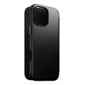 nomad modern leather folio black for iphone 16 pro extra photo 2