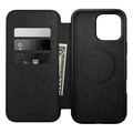 nomad modern leather folio black for iphone 16 pro extra photo 3