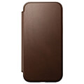 nomad modern leather folio brown for iphone 16 plus extra photo 3