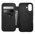 nomad modern leather folio brown for iphone 16 extra photo 1
