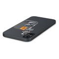 spigen glass tr ez fit optik pro 2 pack crystal clear for iphone 16 plus extra photo 2