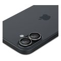 spigen glass tr ez fit optik pro 2 pack crystal clear for iphone 16 plus extra photo 3