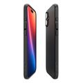 spigen liquid air matte black for iphone 16 plus extra photo 4