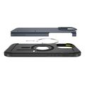 spigen tough armor magsafe metal slate for iphone 16 pro max extra photo 2