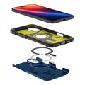 spigen tough armor magsafe navy blue for iphone 16 extra photo 2
