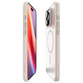 spigen ultra hybrid magsafe frost natural titanium for iphone 16 pro max extra photo 1