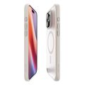 spigen ultra hybrid magsafe frost natural titanium for iphone 16 pro extra photo 1