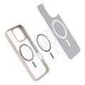 spigen ultra hybrid magsafe frost natural titanium for iphone 16 pro extra photo 2