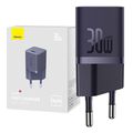 baseus mini wall charger gan5 30w purple extra photo 6